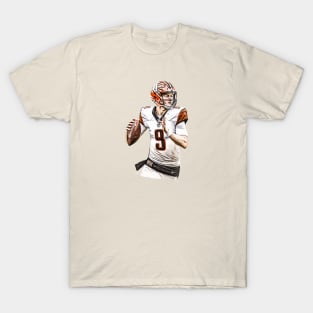 Joe Burrow Watercolor - Original Artwork T-Shirt